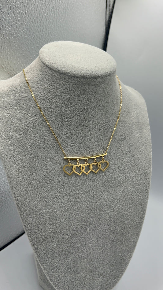 COLIER FIVE HEARTS