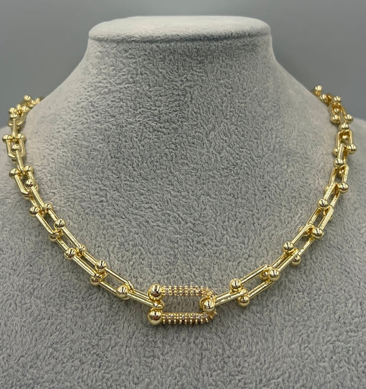 COLIER TIFF PLACAT CU AUR 18K
