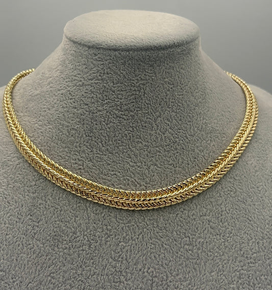 COLIER SNAKE PLACAT CU AUR 18K
