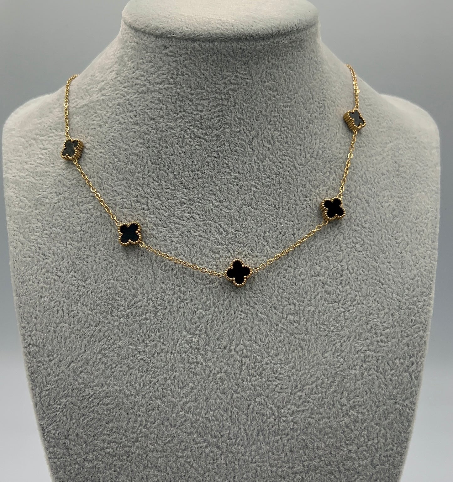 COLIER LITTLE CLOVER PLACAT CU AUR 18K