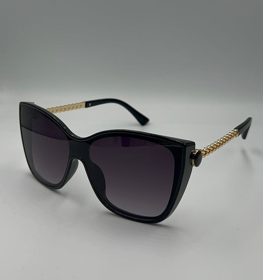 OCHELARI DE SOARE BEAUTY BLACK AND GOLD